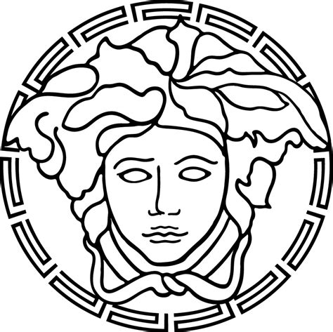 medusa versace sketch|medusa symbol.